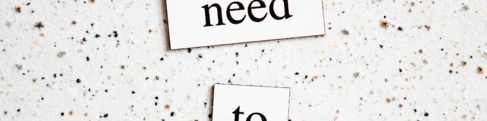 Verb “to need”